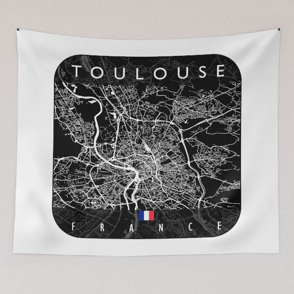 Item preview, TOULOUSE MAP FRANCE designed and sold by hatimelhag.