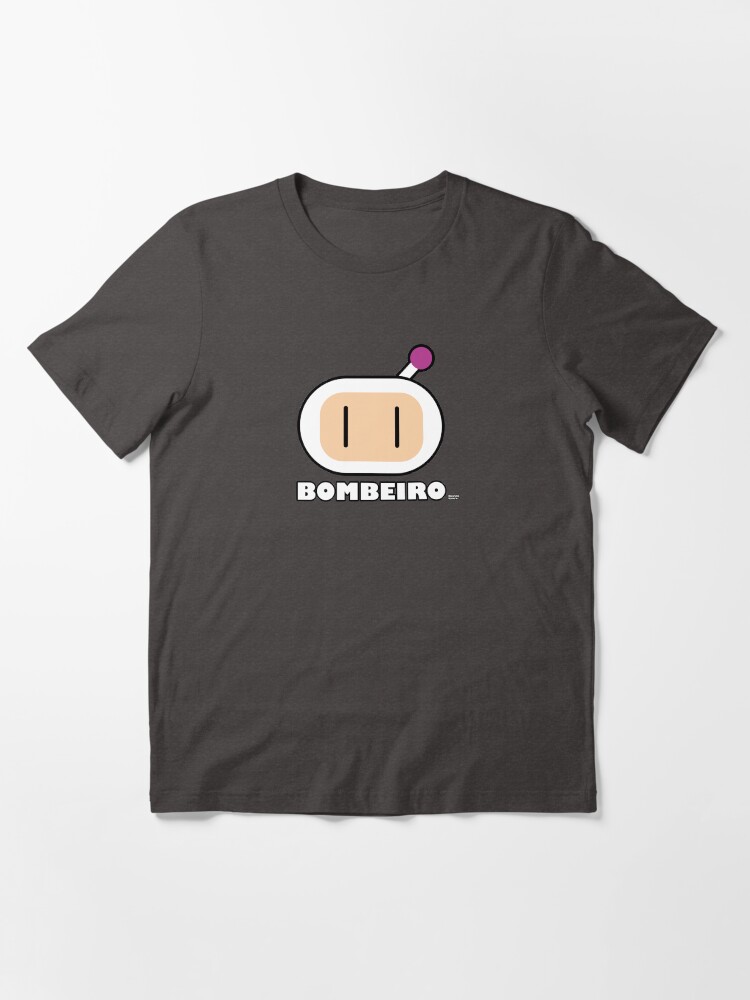 Imagen 3 de 7, Camiseta esencial con la obra Bombeiro, diseñada y vendida por RecunchoGamer.