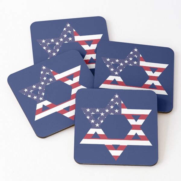 Item preview, American Flag Star of David - Jewish American Pride Gift designed and sold by CoolArtGeek.