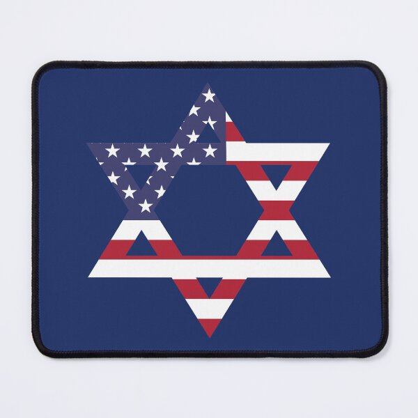 Artikelvorschau, American Flag Star of David - Jewish American Pride Gift entworfen und verkauft von CoolArtGeek.