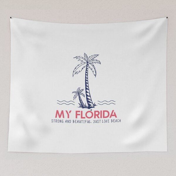 Artikelvorschau, My Florida - Strong and Beautiful, Just Like Beach - Ich liebe Florida Beach entworfen und verkauft von cruzzcreation.