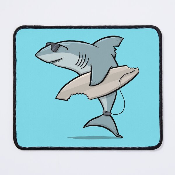 Item preview, Shark with a surfboard. designed and sold by Adam1991.