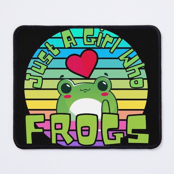 Item preview, Colorful Sunset Just A Girl Who Loves Frogs Cute Kawaii Frog designed and sold by Onewivnacher.