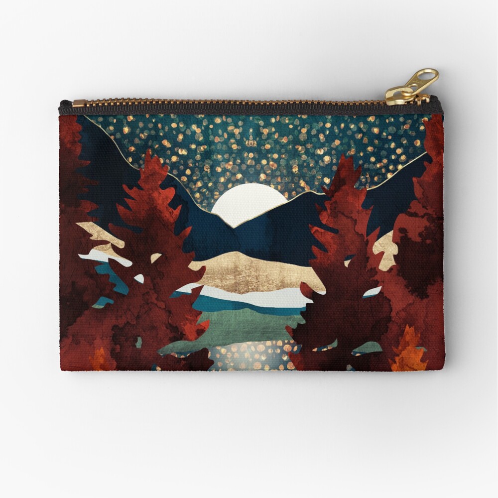 Star Sky Reflection Zipper Pouch