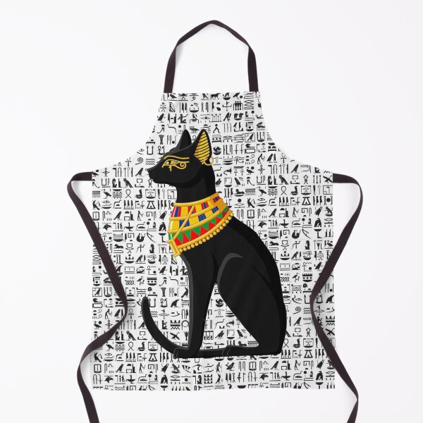 Item preview, Gato egipcio con figuras antiguas designed and sold by amonarte.