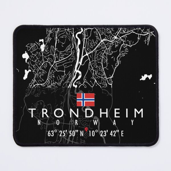 Item preview, TRONDHEIM MAP NORWAY designed and sold by hatimelhag.