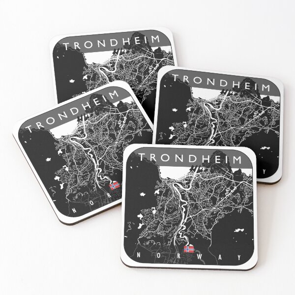 Item preview, TRONDHEIM MAP NORWAY designed and sold by hatimelhag.