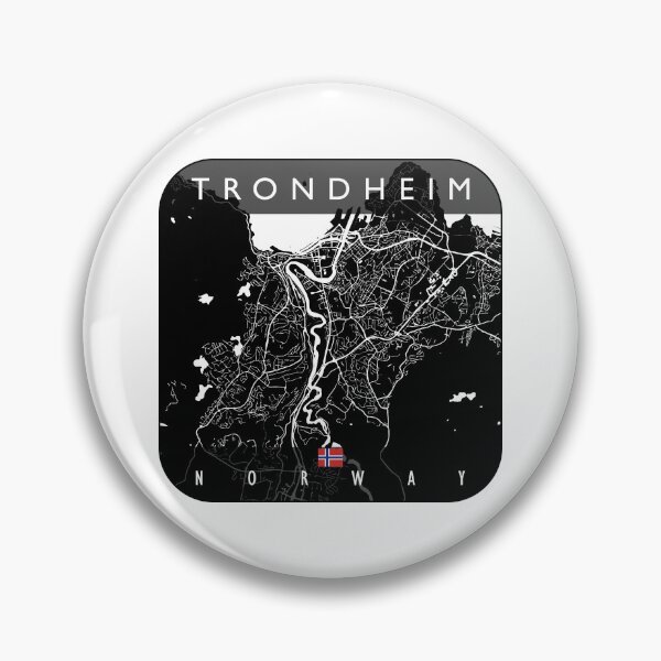 Item preview, TRONDHEIM MAP NORWAY designed and sold by hatimelhag.