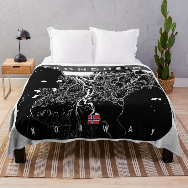 Item preview, TRONDHEIM MAP NORWAY designed and sold by hatimelhag.