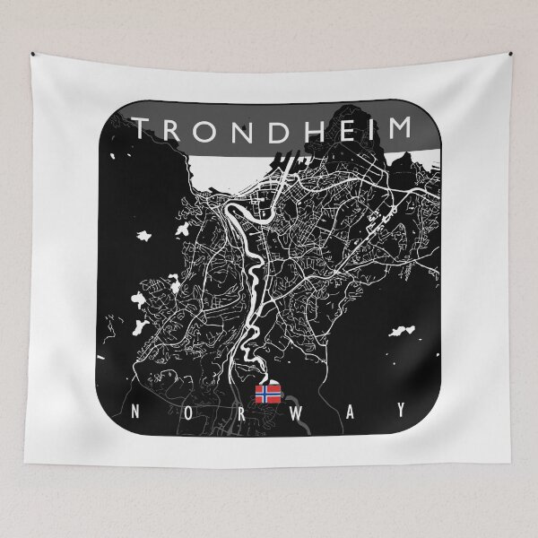 Item preview, TRONDHEIM MAP NORWAY designed and sold by hatimelhag.