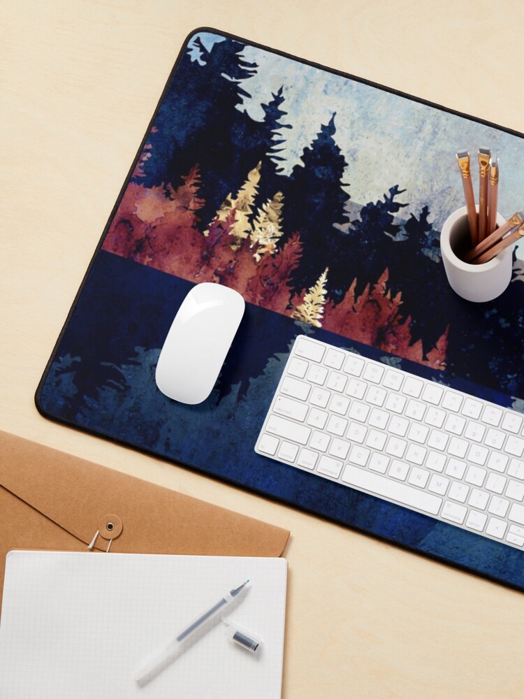 Alternate view of Autumn Moon Reflection Mouse Pad