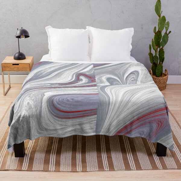 Item preview, White and Gray Marbling Design designed and sold by FladsynnDesigns.