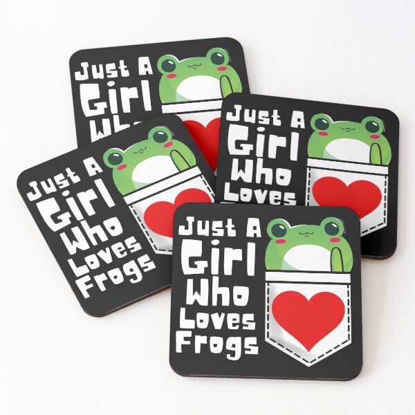 Item preview, Just A Girl Who Loves Frogs Cute Kawaii Frog In A Pocket designed and sold by Onewivnacher.