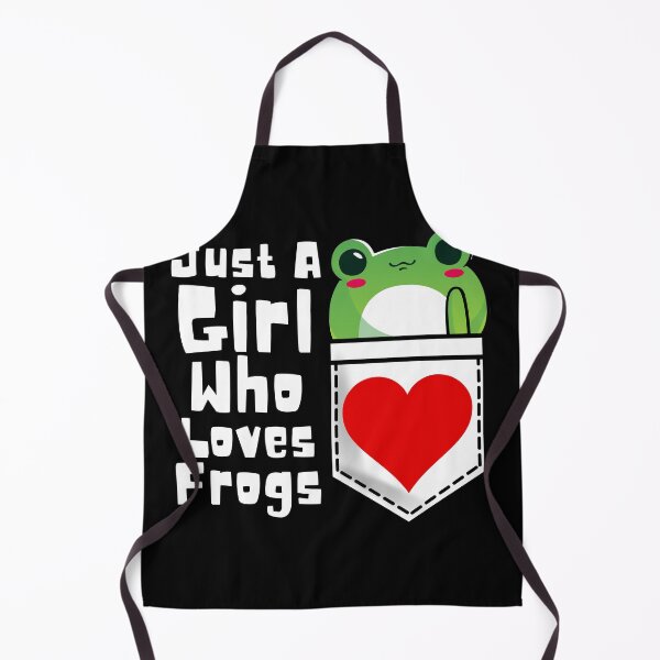 Item preview, Just A Girl Who Loves Frogs Cute Kawaii Frog In A Pocket designed and sold by Onewivnacher.