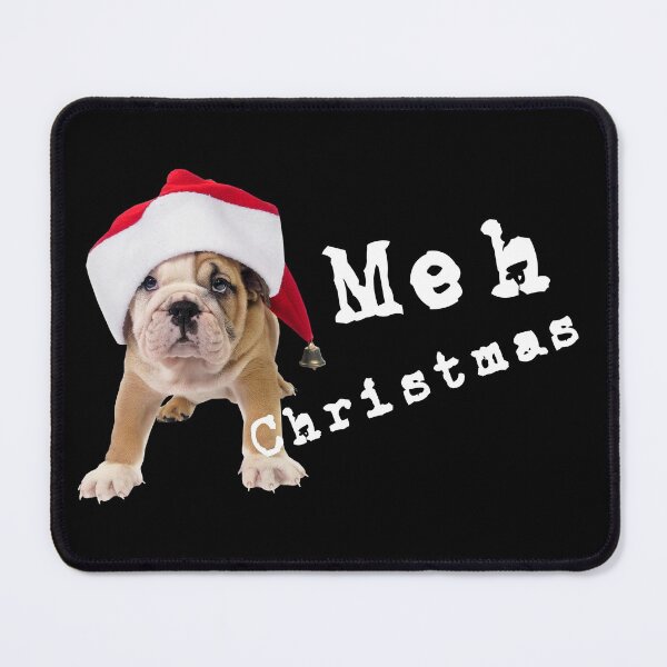 Item preview, Meh Christmas - Grumpy Dog Christmas Merch designed and sold by Funkykex.
