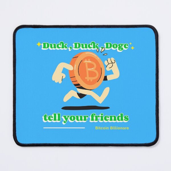 Item preview, Funny bitcoin running Duck, Duck, Doge - Crypto Investing designed and sold by BearMrktGenius.