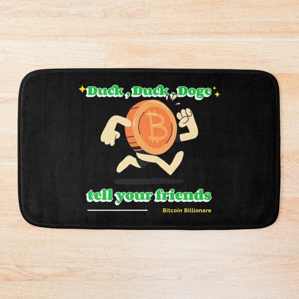 Item preview,  Funny bitcoin running Duck, Duck, Doge - Crypto Investing designed and sold by BearMrktGenius.