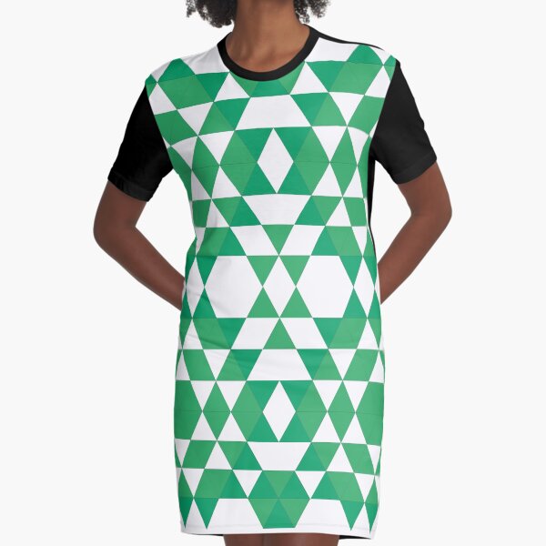 Green jungle Graphic T-Shirt Dress