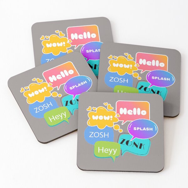 Item preview, Wow - Zosh - Hello - Splash - Heyy - Zonk designed and sold by Ninaeva.