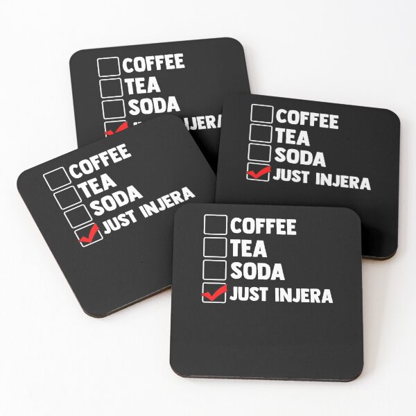 Item preview, Coffee Tea Soda Just Injera Malawah Canjeelo Flatbread designed and sold by Nessshirts.