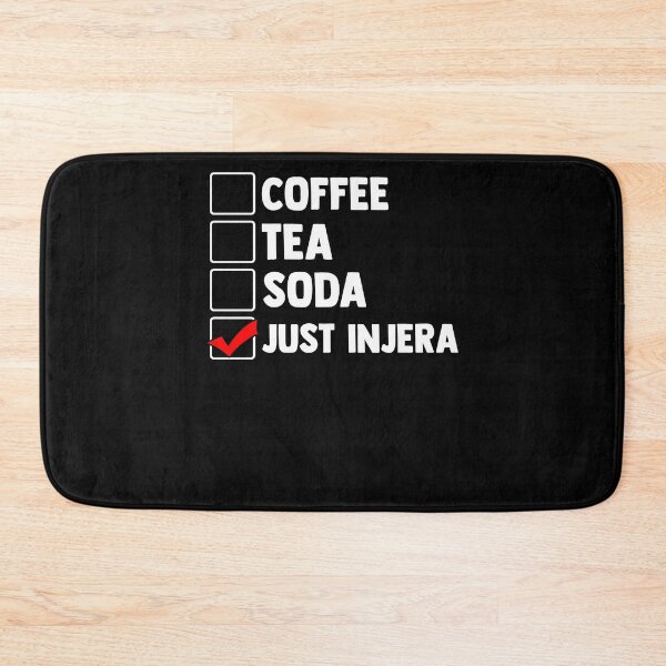 Item preview, Coffee Tea Soda Just Injera Malawah Canjeelo Flatbread designed and sold by Nessshirts.