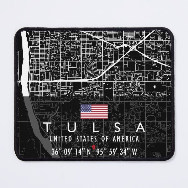 Artikelvorschau, TULSA KARTE USA entworfen und verkauft von hatimelhag.