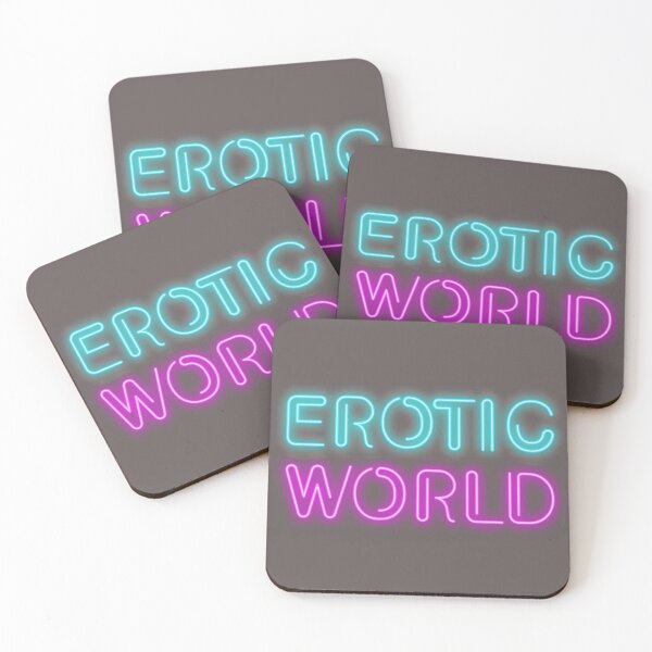 Item preview, erotic world sex neon sign pink designed and sold by Sya Prints.