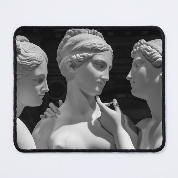 Item preview, The Tree Graces by sculptor Bertel Thorvaldsen - 1842 designed and sold by Paolo Modena Photography    -   Fine Italian Art.
