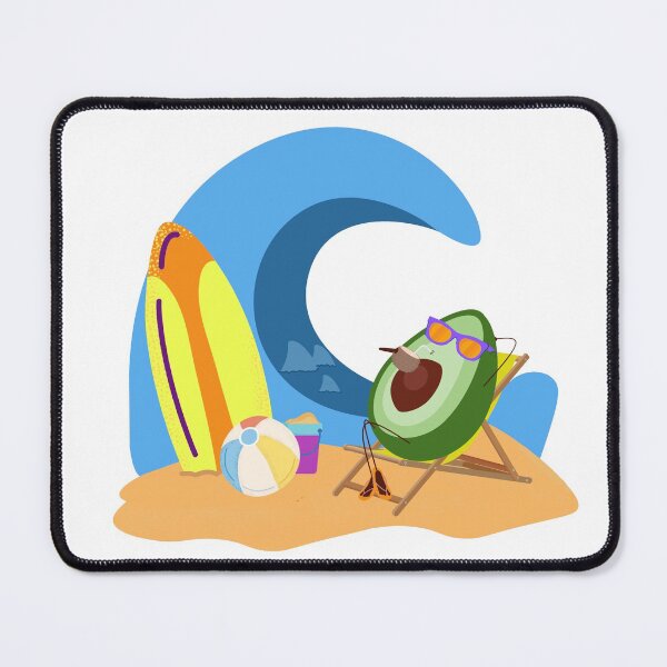 Item preview,  Funny Avocado Surfing designed and sold by XyliaDesign.