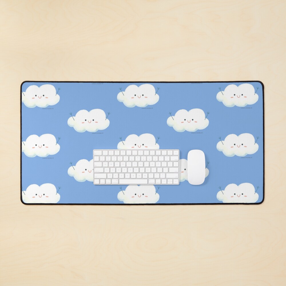 Happy Hug Cloud Mouse Pad