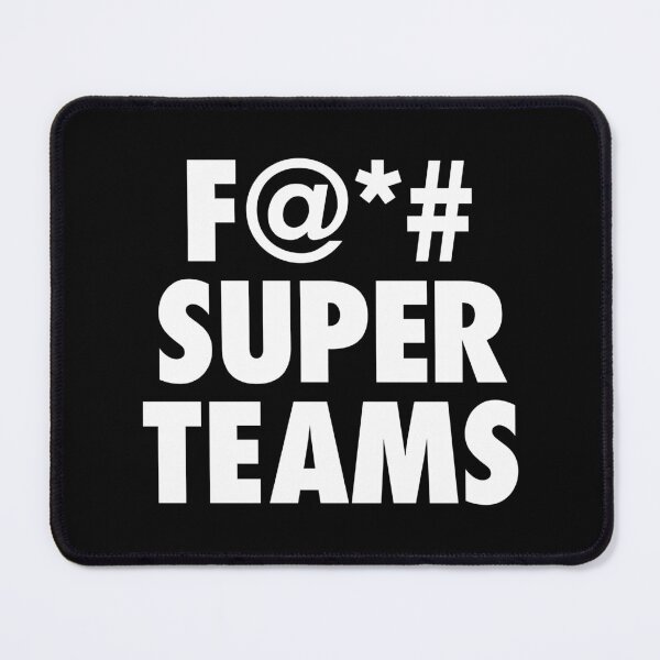 Item preview, F Super Teams designed and sold by SixforSix.