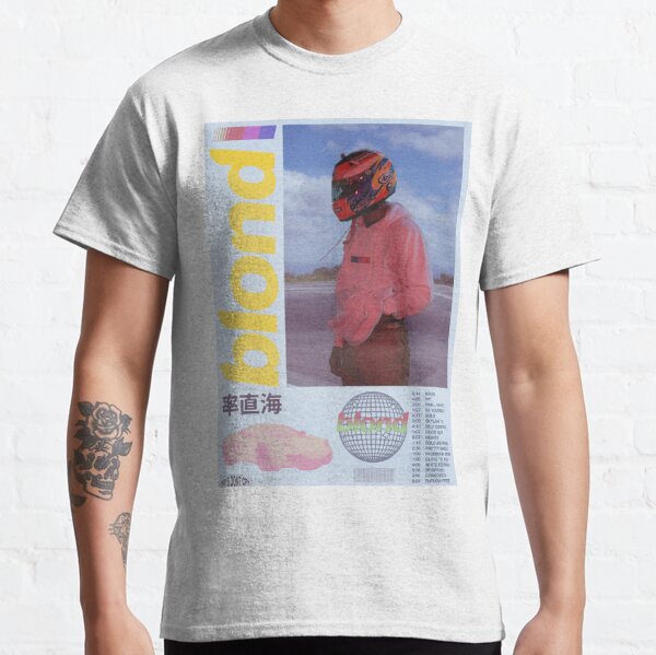 Frank Ocean Blonded Radio New Classic Logo T-shirt White/Iceman Men's - US