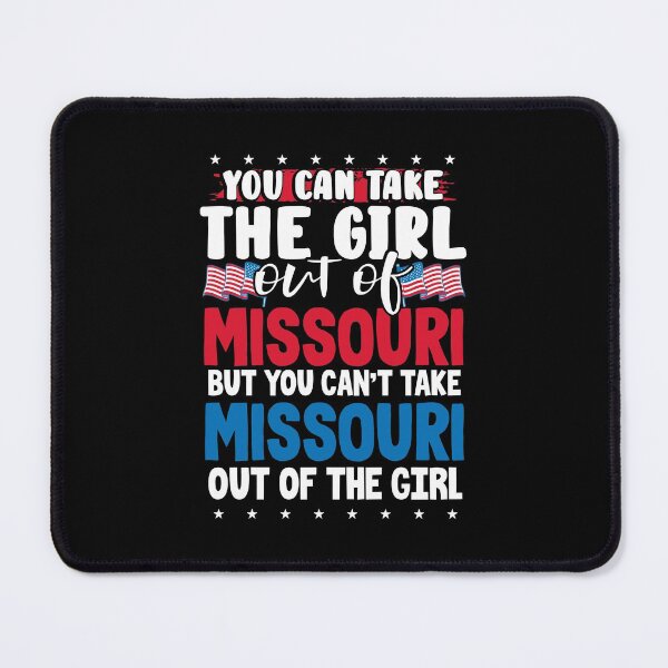 Item preview, You Can Take The Girl Out Of Missouri American Flag Graphic designed and sold by politevann.