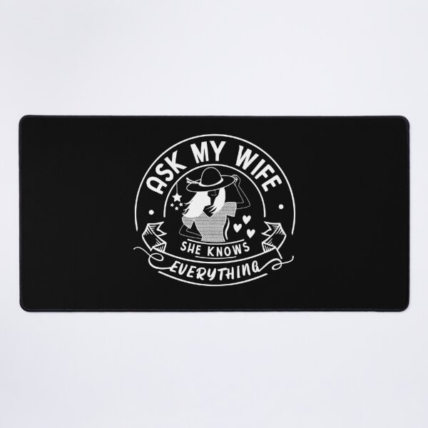Item preview, Ask My Wife She Knows Everything Funny Husband  designed and sold by Dexter Freeman.