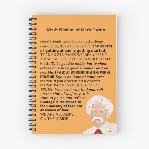 Item preview, The wit and wisdom of Mark Twain designed and sold by ThatsNovelGifts.