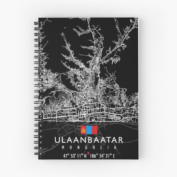 Item preview, ULAANBAATAR MAP MONGOLIA designed and sold by hatimelhag.