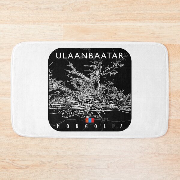 Item preview, ULAANBAATAR MAP MONGOLIA designed and sold by hatimelhag.