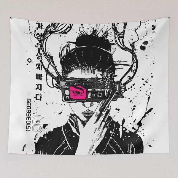 Item preview, Cyberpunk Vaporwave Modern Urban Style designed and sold by OWLvision33.