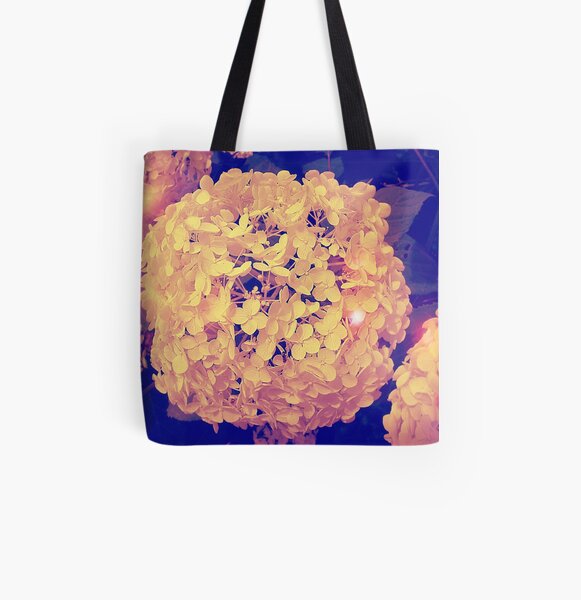 Secret Garden | Hydrangea Snowball All Over Print Tote Bag