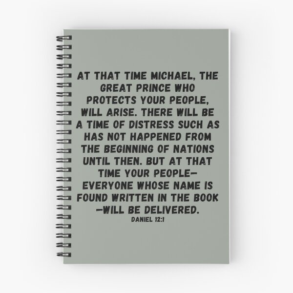 Item preview, Bible Verse Daniel 12:1 At that time Michael, the great prince  ... designed and sold by Sheepherder120.