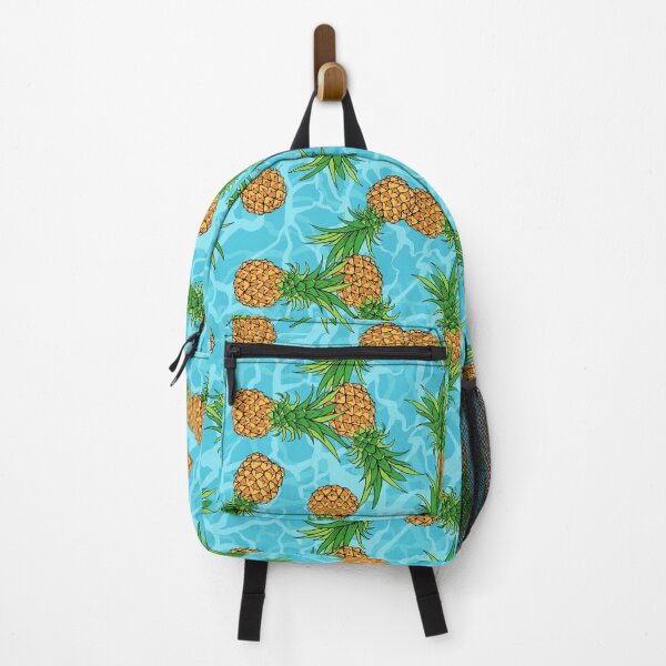 Item preview, Pineapple Floating On The Ocean Tropical Seamless Pattern Hand Drawn Design designed and sold by mituturi.