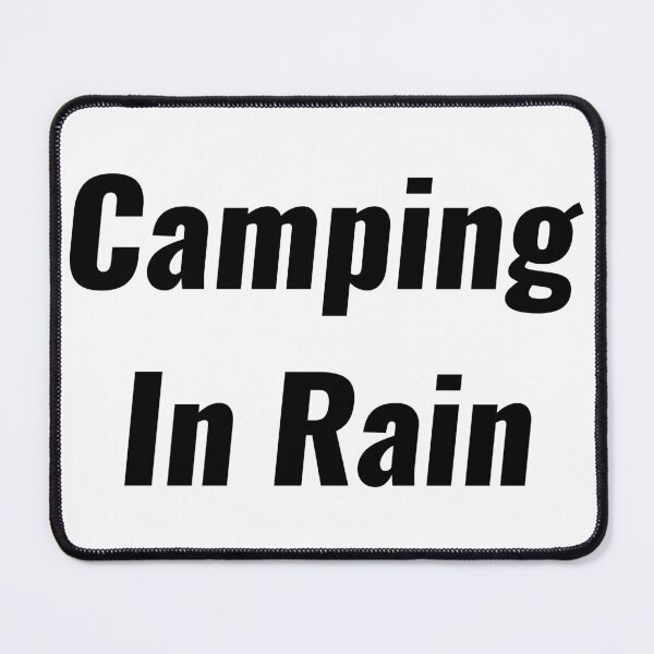 Item preview, Camping In Rain designed and sold by Chanchane Store.