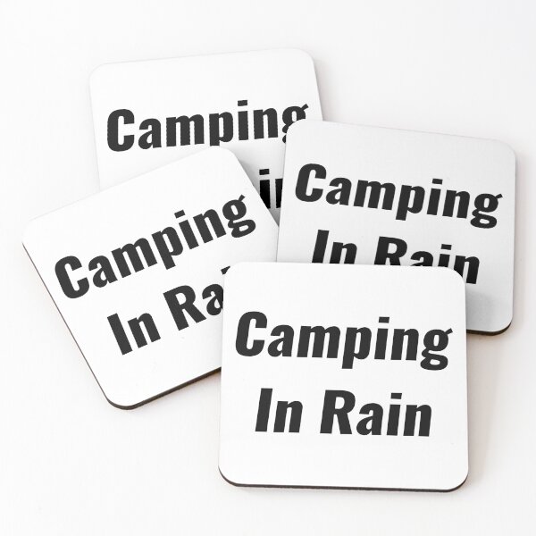Item preview, Camping In Rain designed and sold by Chanchane Store.