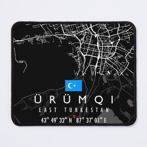 Item preview, URUMQI MAP EAST TURKESTAN designed and sold by hatimelhag.