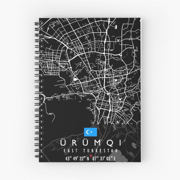 Item preview, URUMQI MAP EAST TURKESTAN designed and sold by hatimelhag.