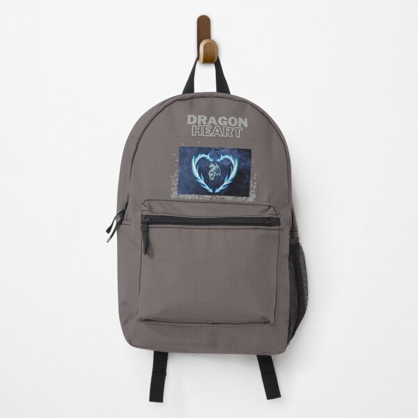 Blue little dragon heart Backpack