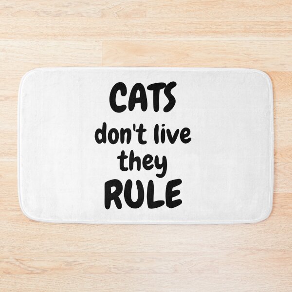 Item preview, cats rule designed and sold by PIKABOOO.