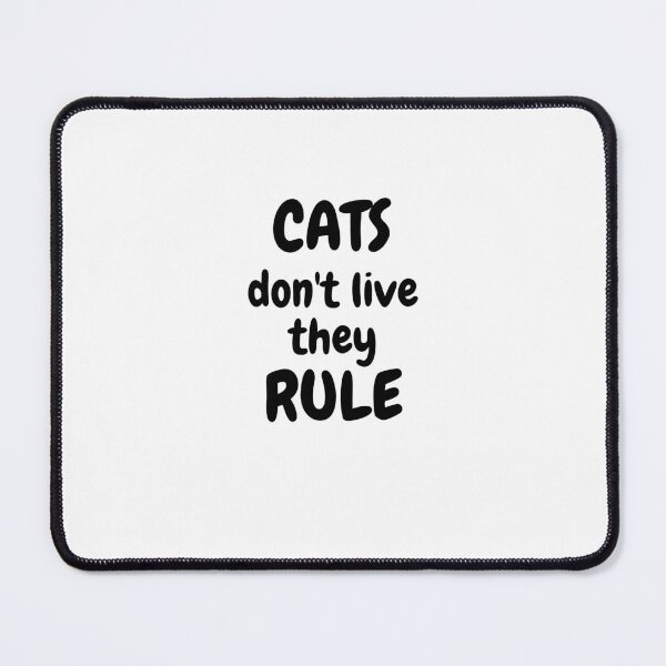 Item preview, cats rule designed and sold by PIKABOOO.