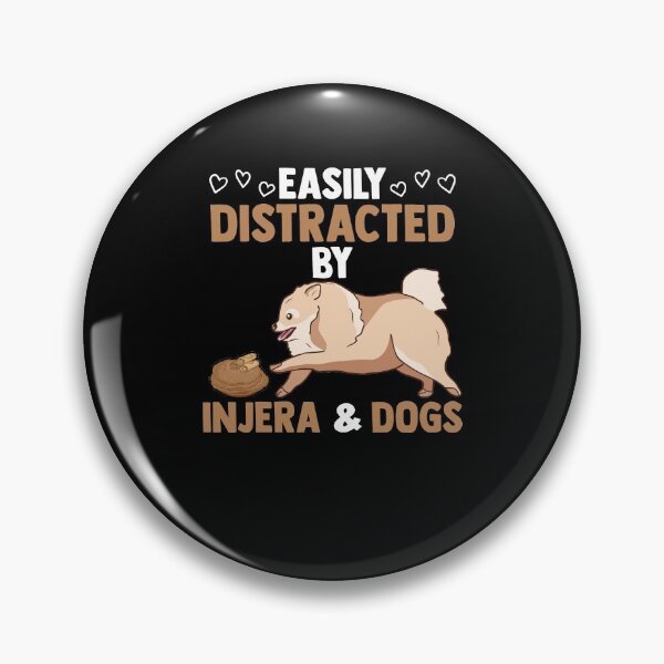 Item preview, Funny Easily distracted By Injera And Dogs Flatbread Lovers designed and sold by Nessshirts.