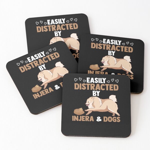 Item preview, Funny Easily distracted By Injera And Dogs Flatbread Lovers designed and sold by Nessshirts.